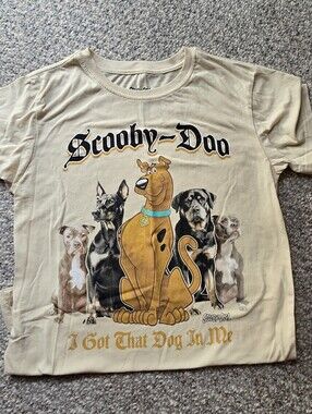 Freeze Beige Scooby-Doo Graphic Dog T-Shirt